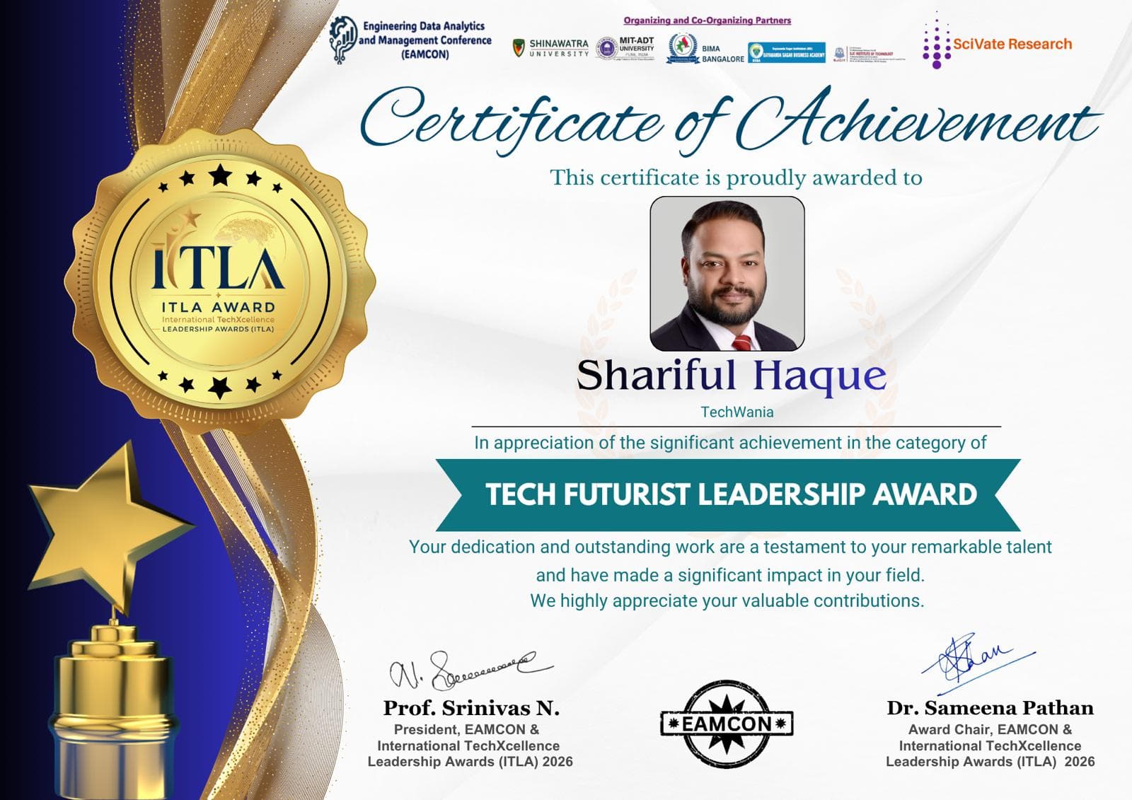 ITLA Award | Tech Futurist Leadership Award
